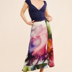 Anthropologie Conditions Apply Clania Maxi Skirt